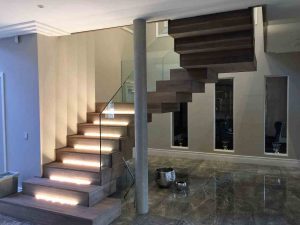 Floating Glass Staircase